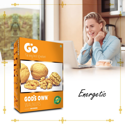 Go Organic Light Broken Walnut Kernels