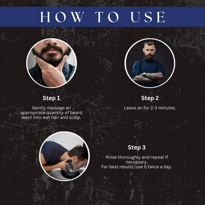 Amazing Earth 2 in 1 Beard Wash for Men