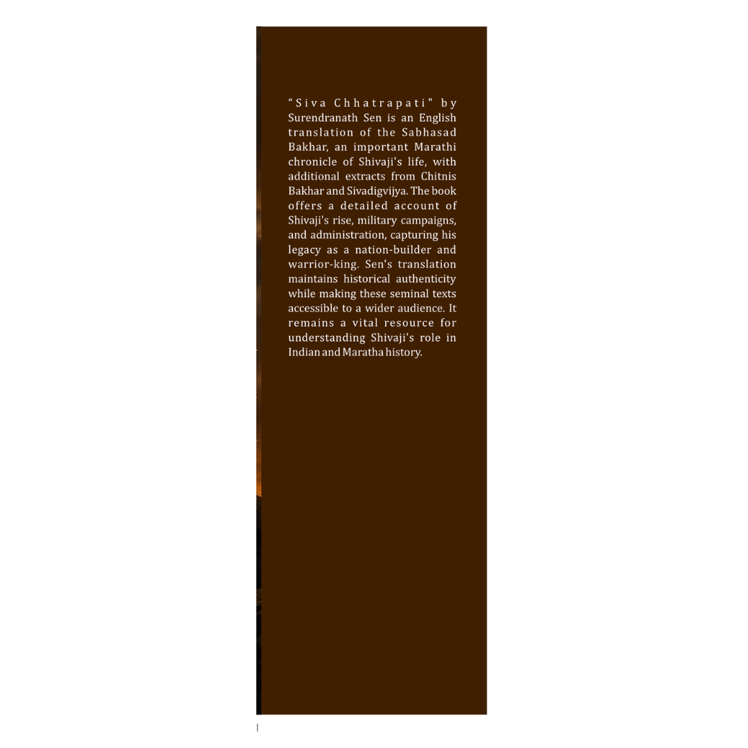 Siva Chhatrapati: Being A Translation Of Sabhasad Bakhar With Extracts From Chitnis And Sivadigvijya - Gyan Books