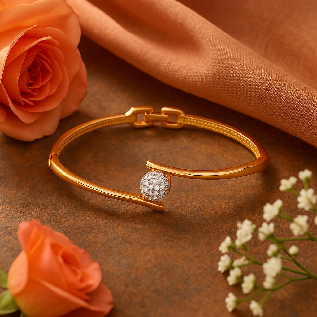 Crystal Kada Bracelet Women