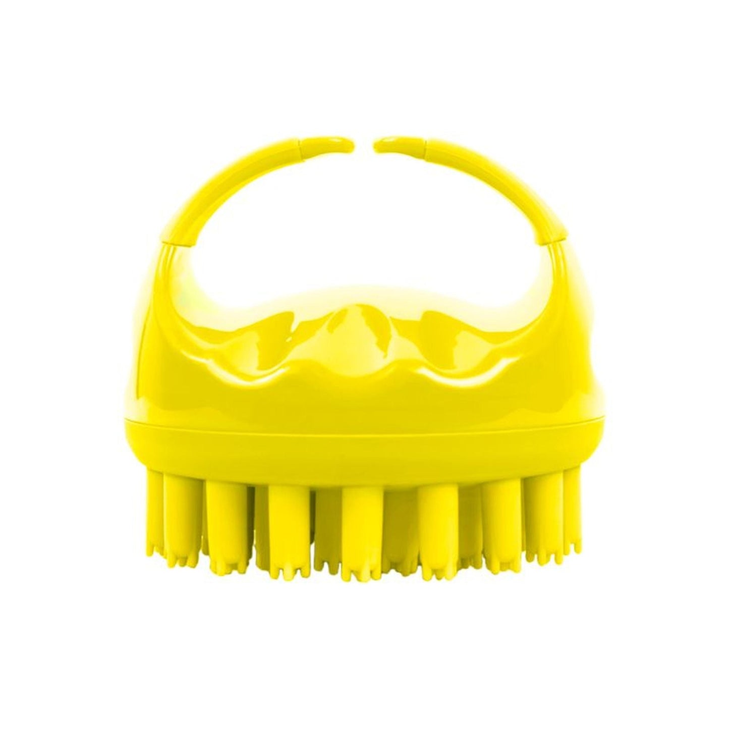 Scalppie Pro Silicon Hair Scalp Massager & Shampoo Brush Scrub Hair Growth & Anti Dandruff - Yellow