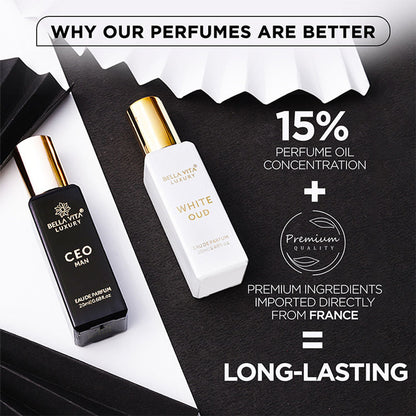 Bella Vita Light & Dark (CEO Man & White Oud) Perfume Combo