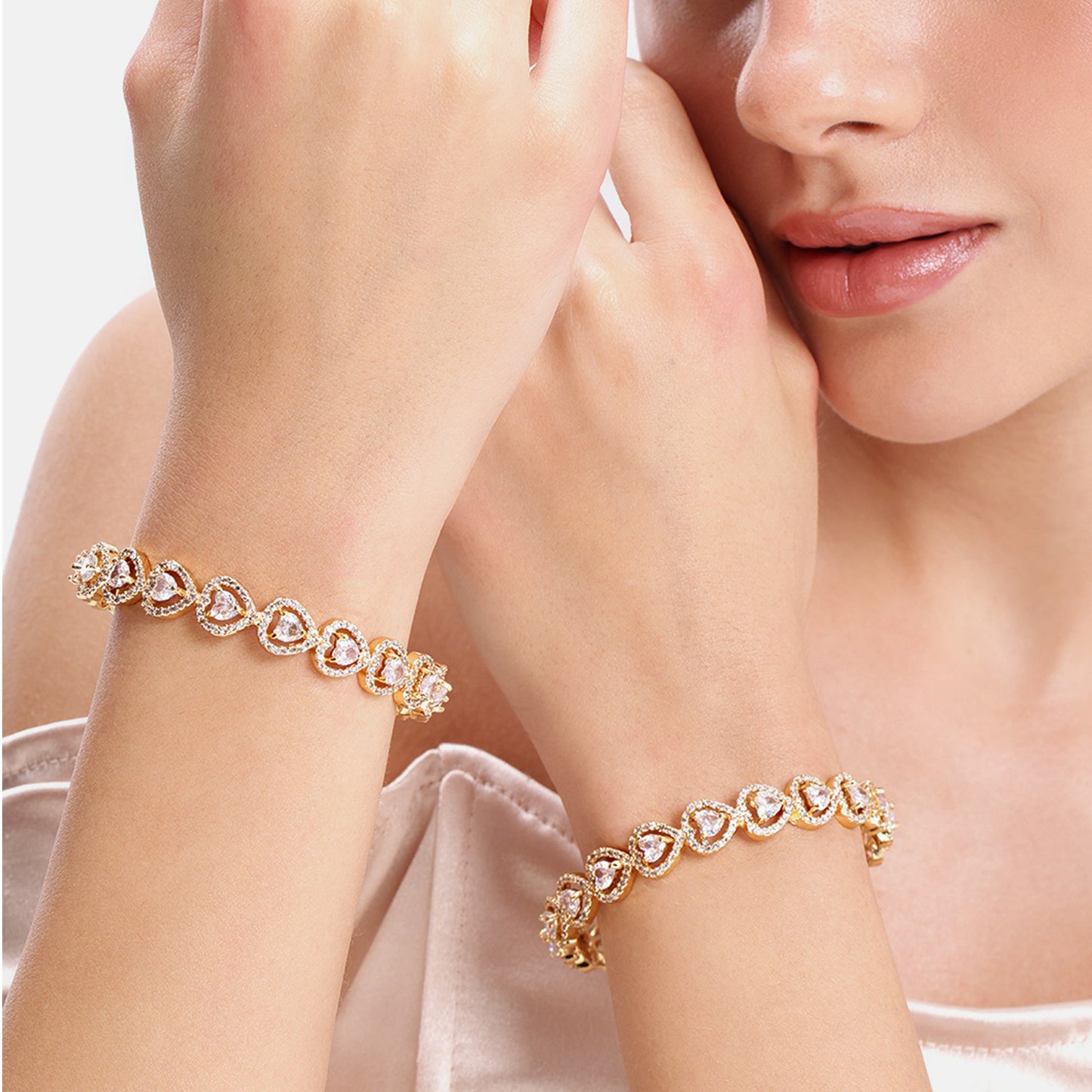 Moonlit Bloom Bangles Size-2.6