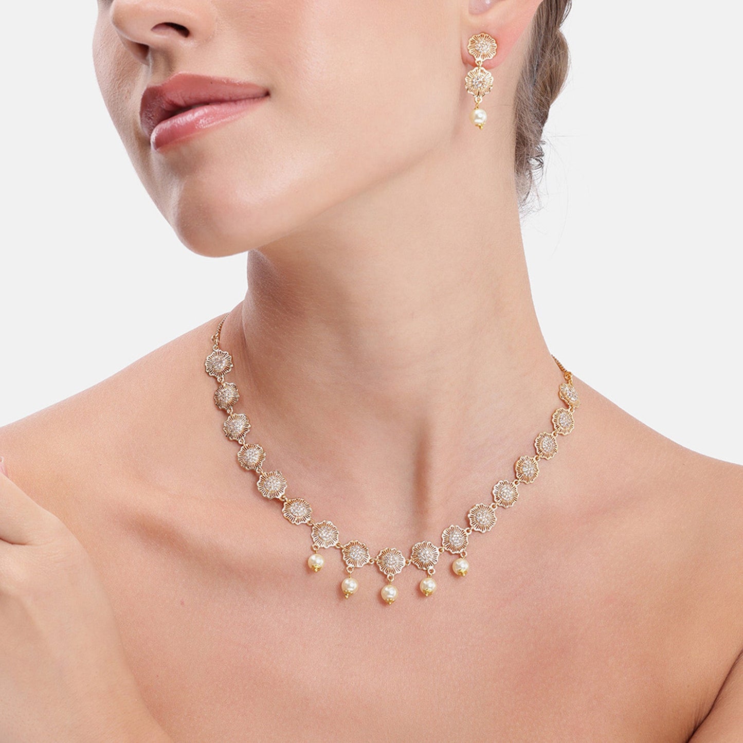 Aurora Bloom Necklace Set