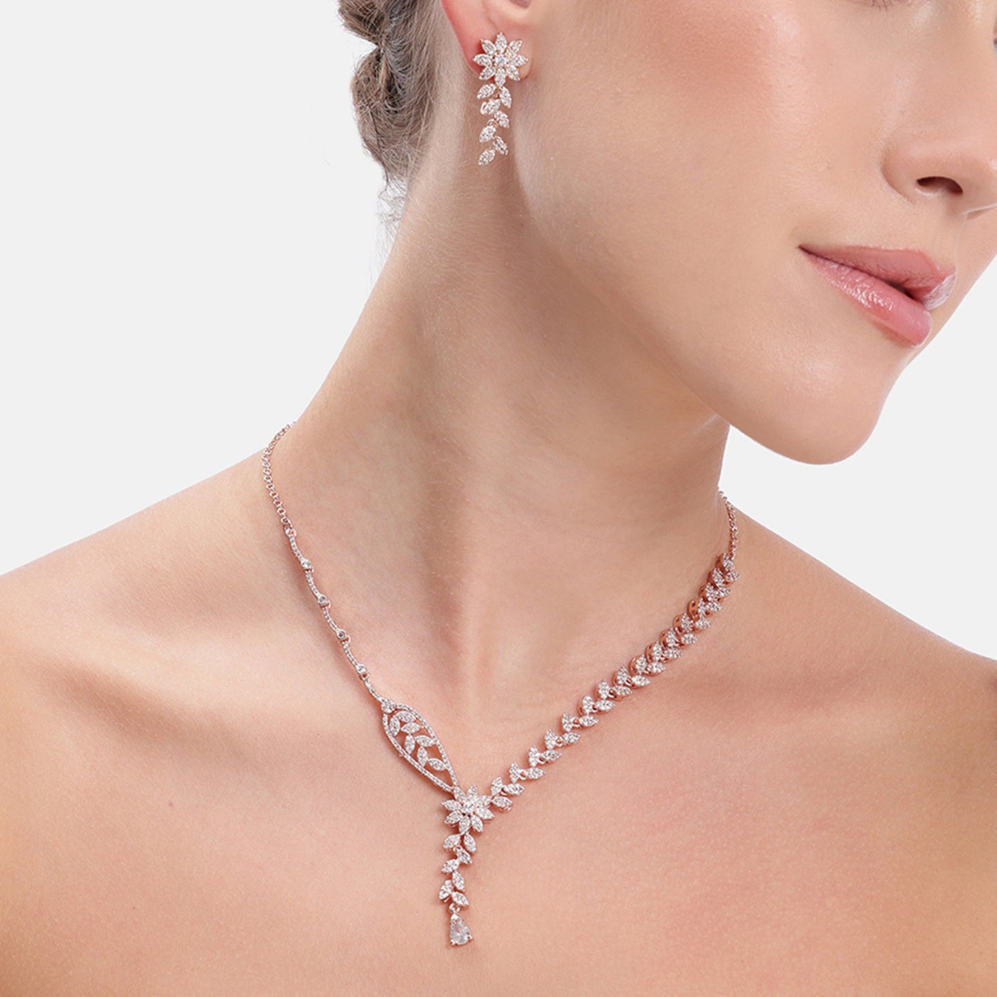 Radiant Blossom Necklace Set