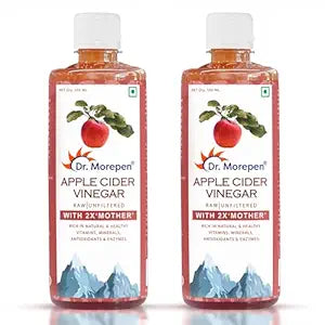 Dr. Morepen Apple Cider Vinegar With 2x Mother for Weight Management, Immunity, Skin & Hair