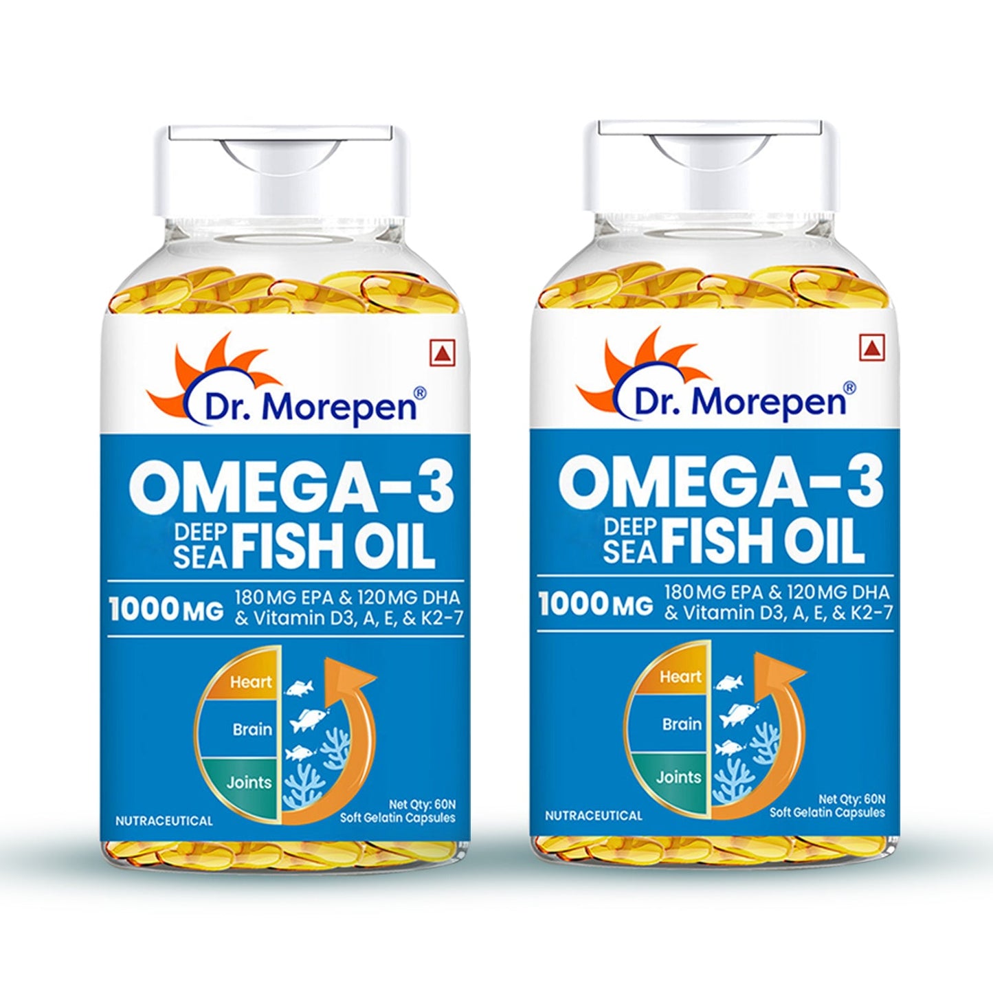 Dr. Morepen Omega 3 Deep Sea Fish Oil Softgels