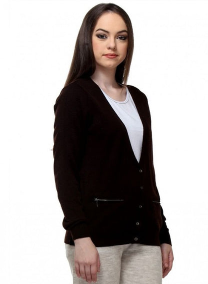 W for Woman Brown Cardigan