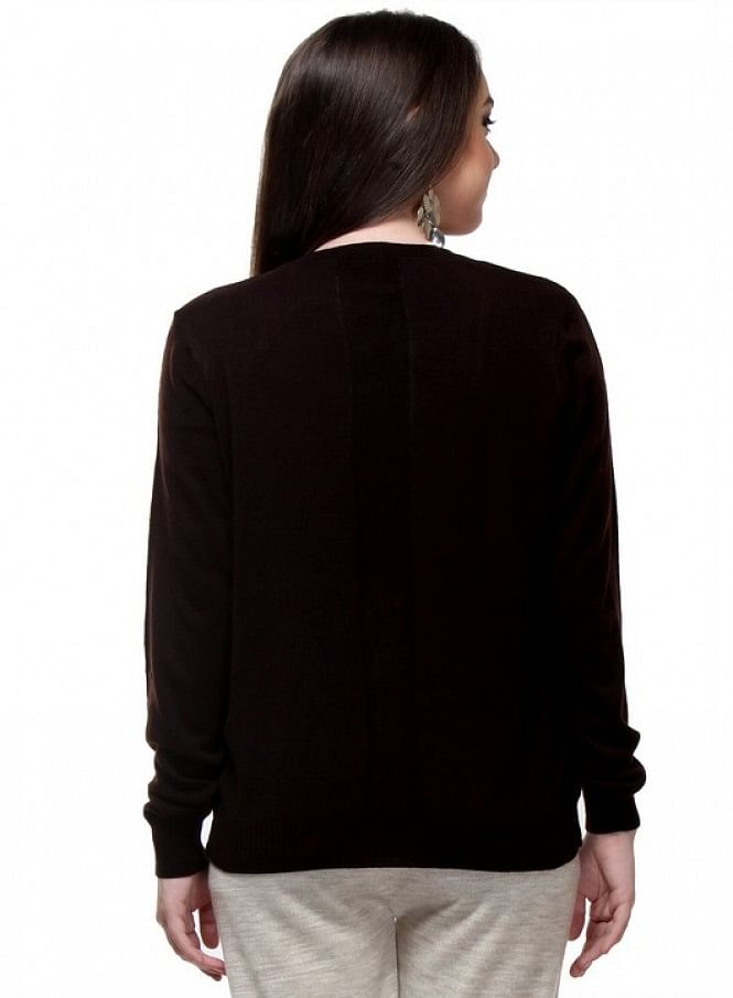 W for Woman Brown Cardigan