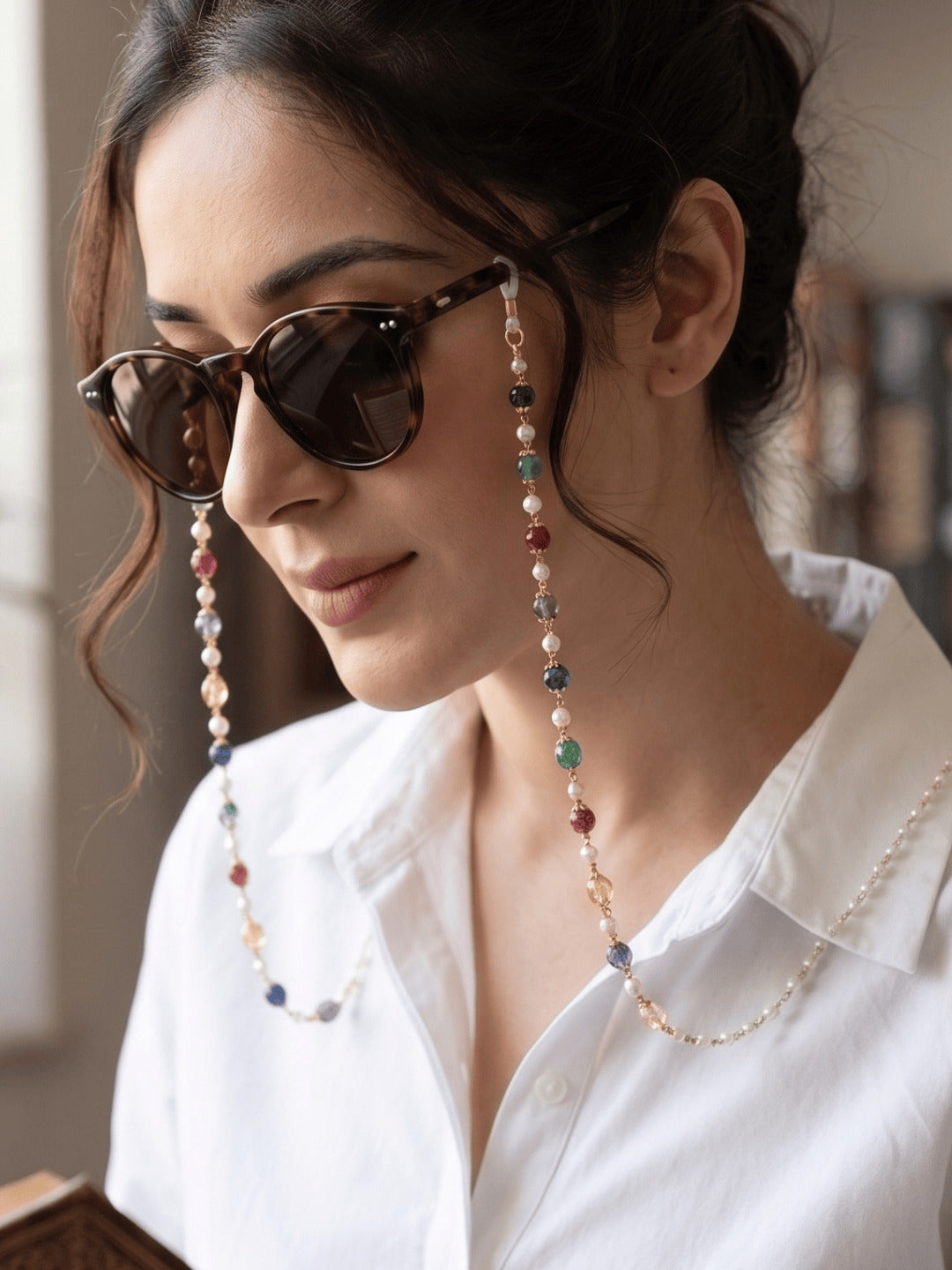 Pearl Harmony Beaded Shade Sling