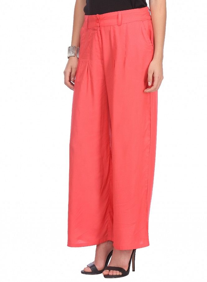W for Woman Pink Parallel Pants