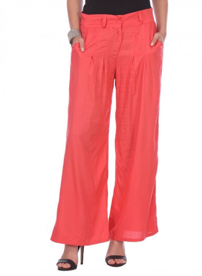 W for Woman Pink Parallel Pants