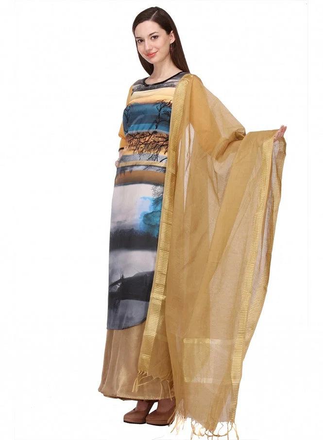 W for Woman Multicoloured Printed 3/4 Sleeve kurta