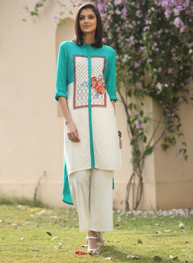 W for Woman White kurta