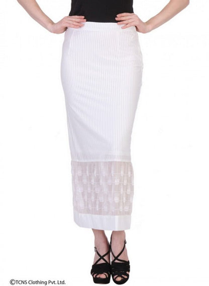 W for Woman White Skirt