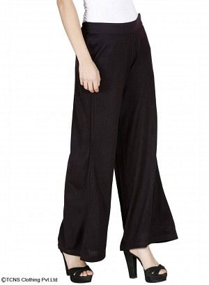 W for Woman Black Palazzos