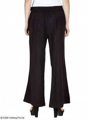W for Woman Black Palazzos