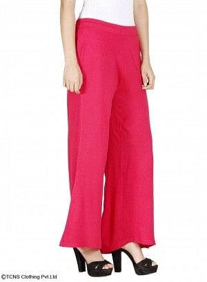 W for Woman Pink Palazzos