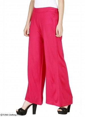 W for Woman Pink Palazzos