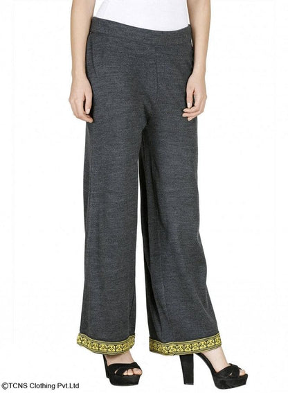 W for Woman Grey Palazzos