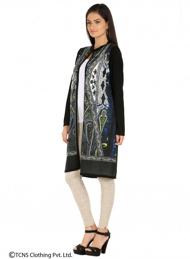 W for Woman Black Cardigan