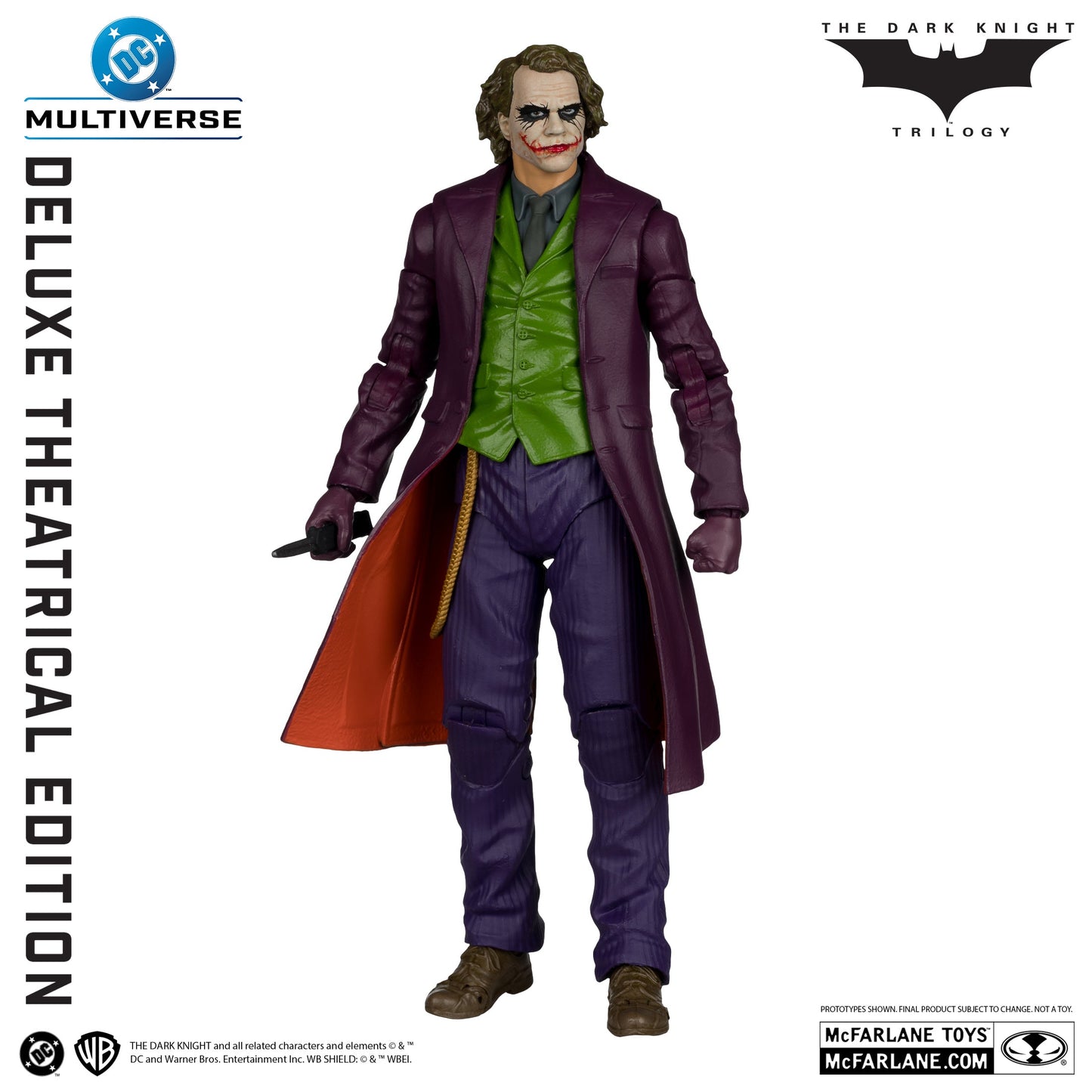 McFarlane DC Multiverse - The Joker – The Dark Knight Deluxe Theatrical Edition Action Figure