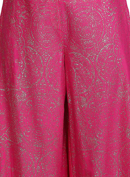 W for Woman Pink Glittery Culottes