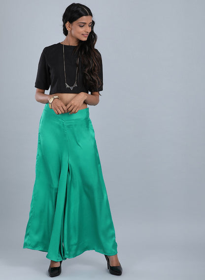 W for Woman Light Blue Flared Pants