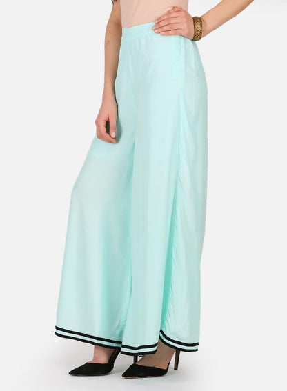 W for Woman Blue Flared Culottes