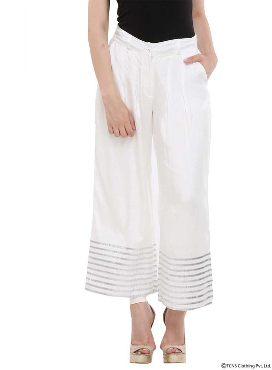 W for Woman White Pants