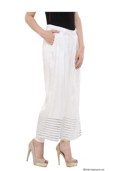 W for Woman White Pants