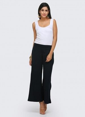 W for Woman Blue Palazzos
