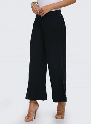 W for Woman Blue Palazzos