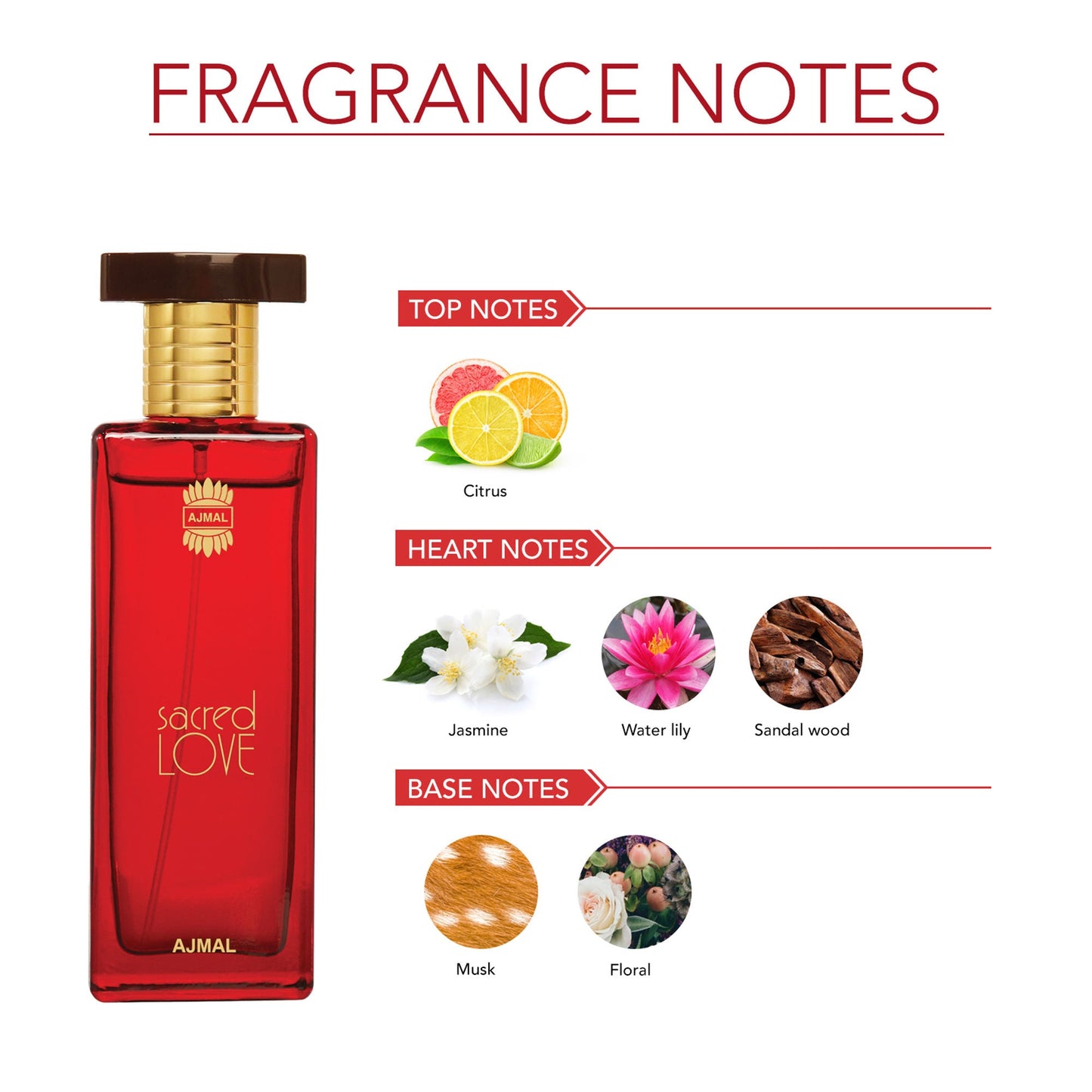 Ajmal India Sacred Love EDP Perfume For Women