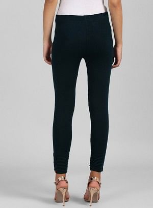 W for Woman Green Woollen Leggings