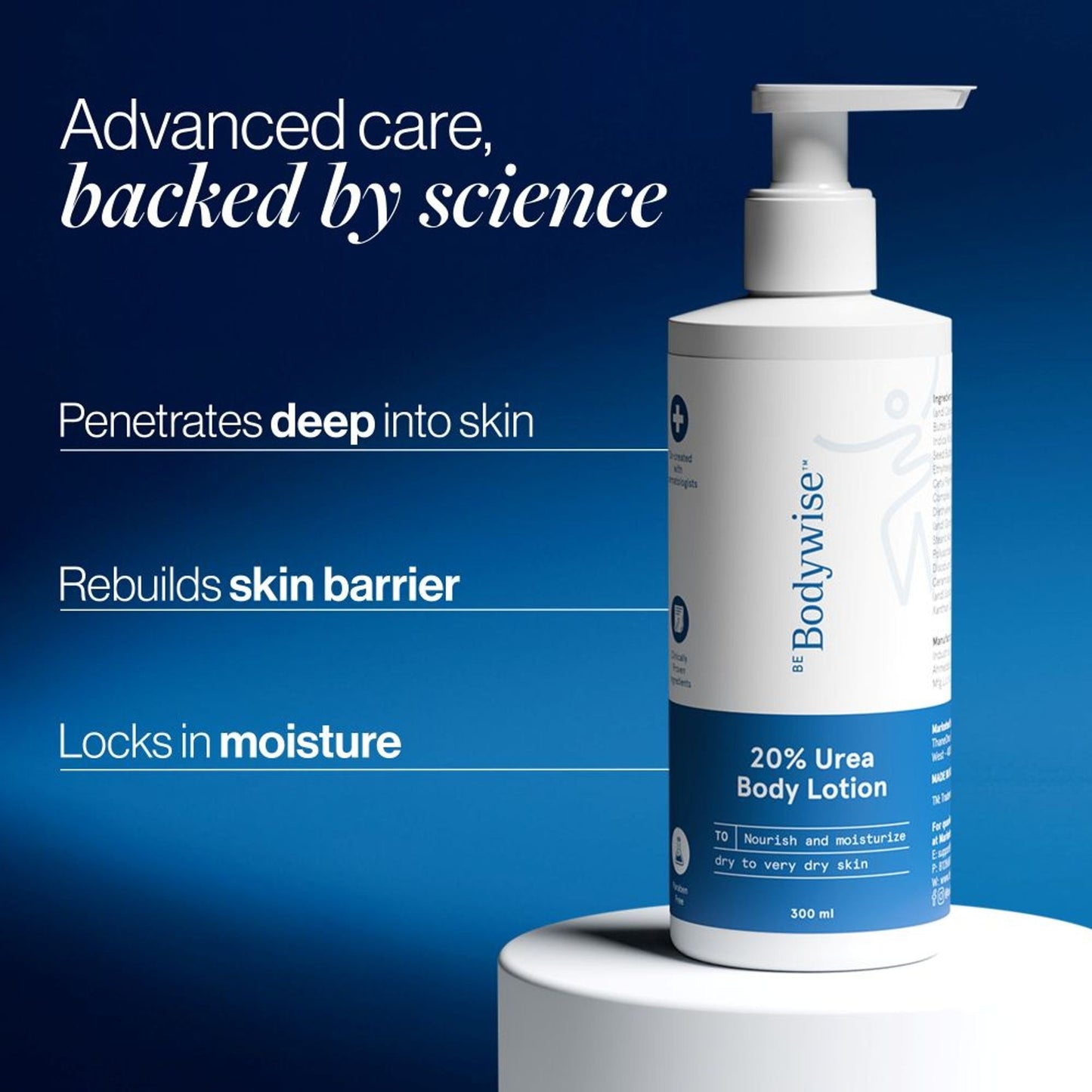 BeBodywise 20% Urea Body Lotion - Advanced Formulation