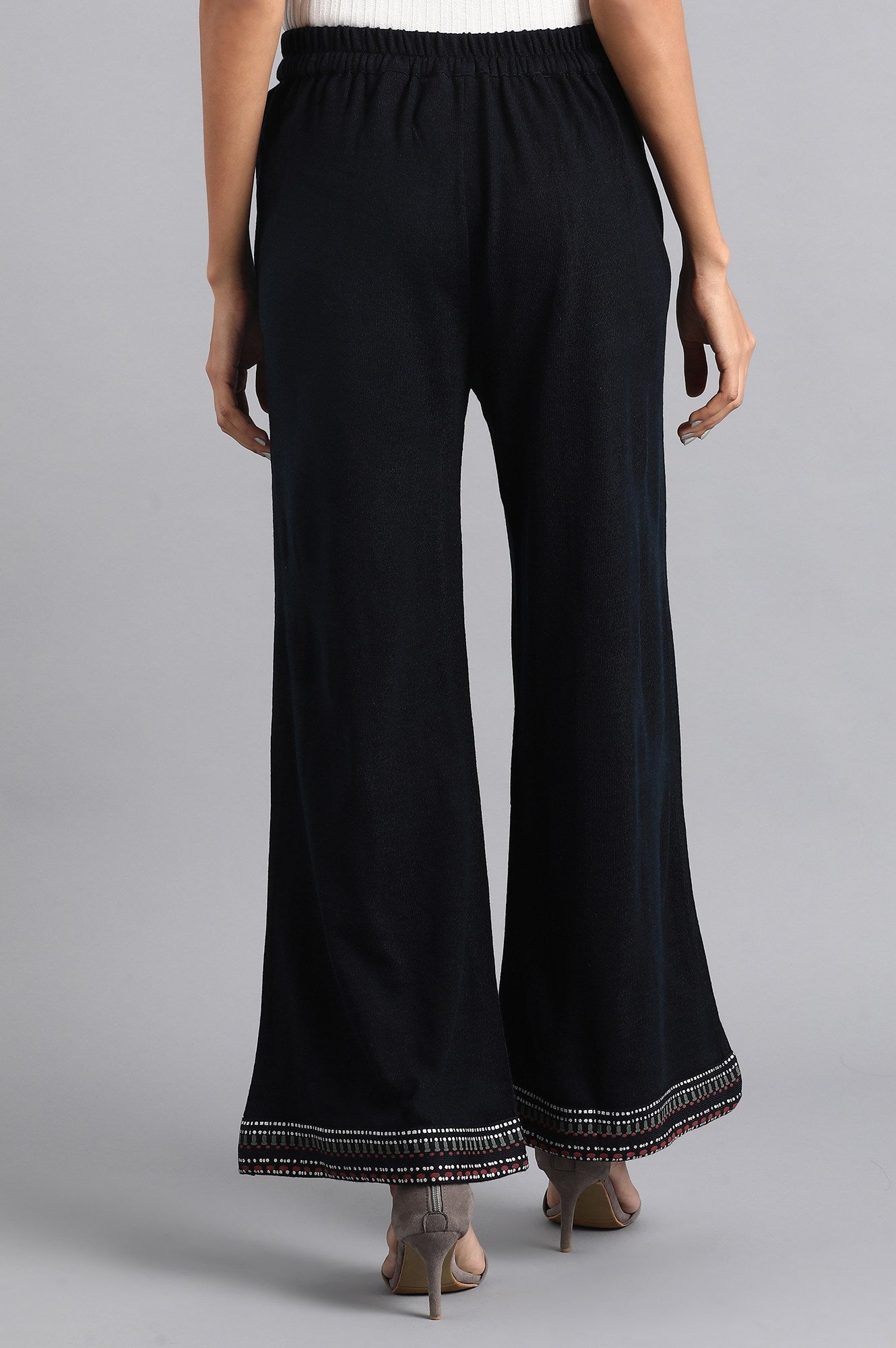 W for Woman Navy Parallel Pants