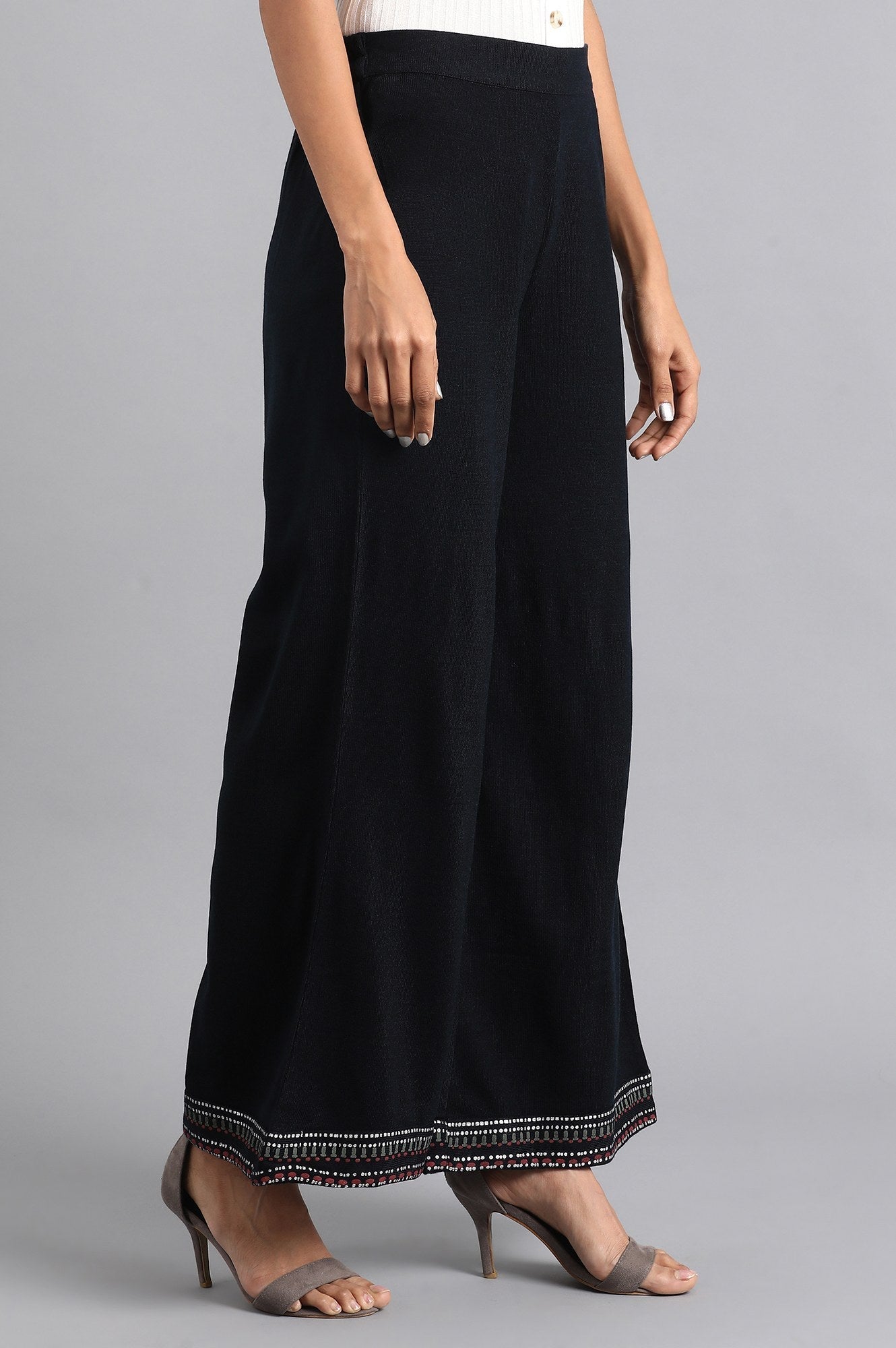 W for Woman Navy Parallel Pants
