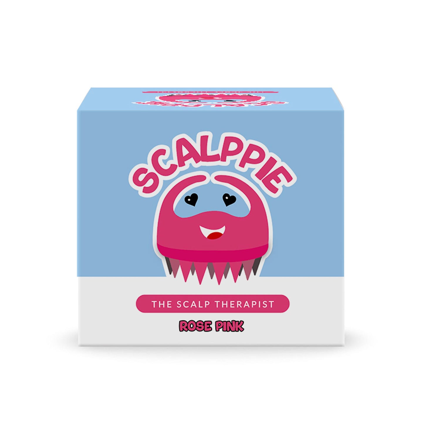 Scalppie Silicon Hair Scalp Massager & Shampoo Brush Scrub For Hair Growth & Anti Dandruff - Pink