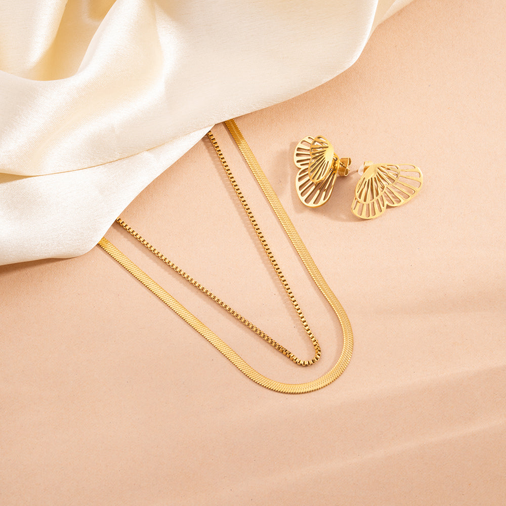 Butterfly Chain Harmony Jewellery Set