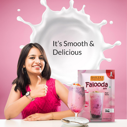 BAKERS Rose Flavored Falooda Mix
