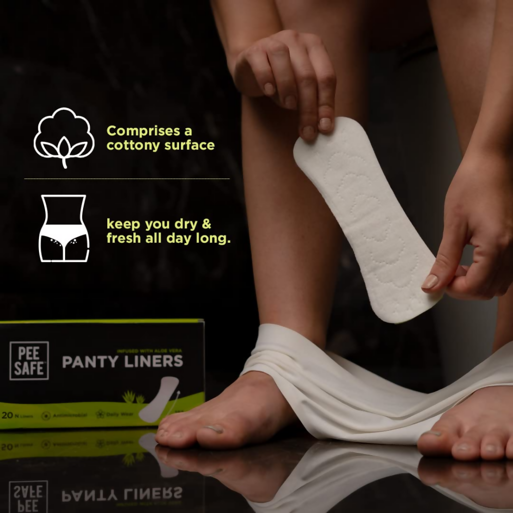 Pee Safe Aloe Vera Panty Liners - L