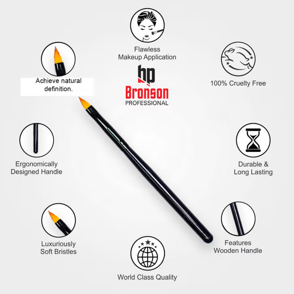 Bronson Professional Lip Filler Brush for Precise Lipstick Application & Smooth Lip Makeup