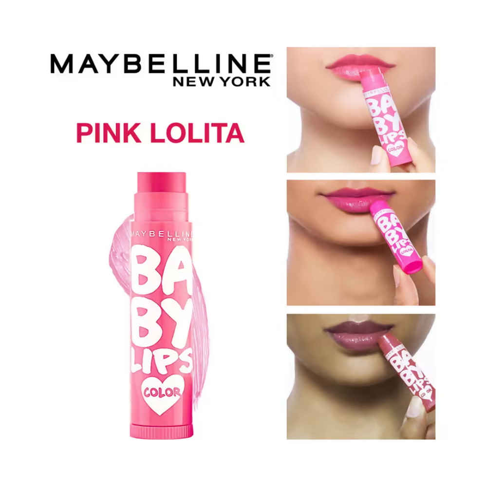 Maybelline New York Baby Lips Color Lip Balm - Pink Lolita