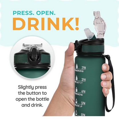 SOLARA Unbreakable Water Bottle - Hunter Green