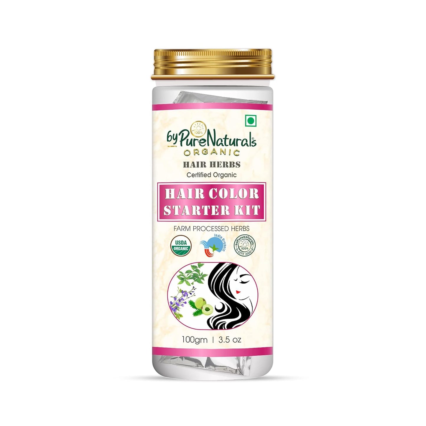 byPureNaturals Organic Hair Coloring Kit