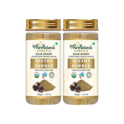 byPureNaturals Organic Reetha Powder