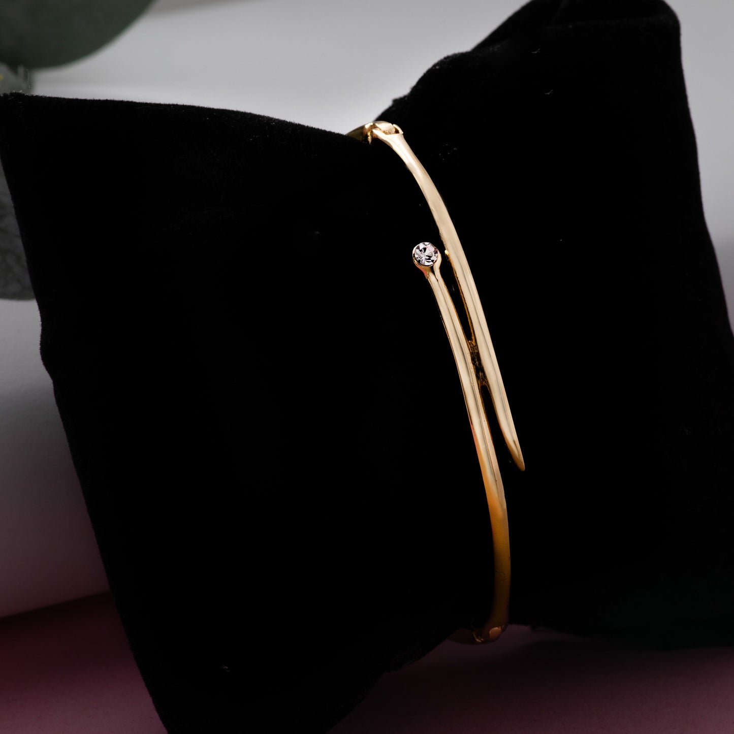 Gold Plated Parallel Cuff Bracelet