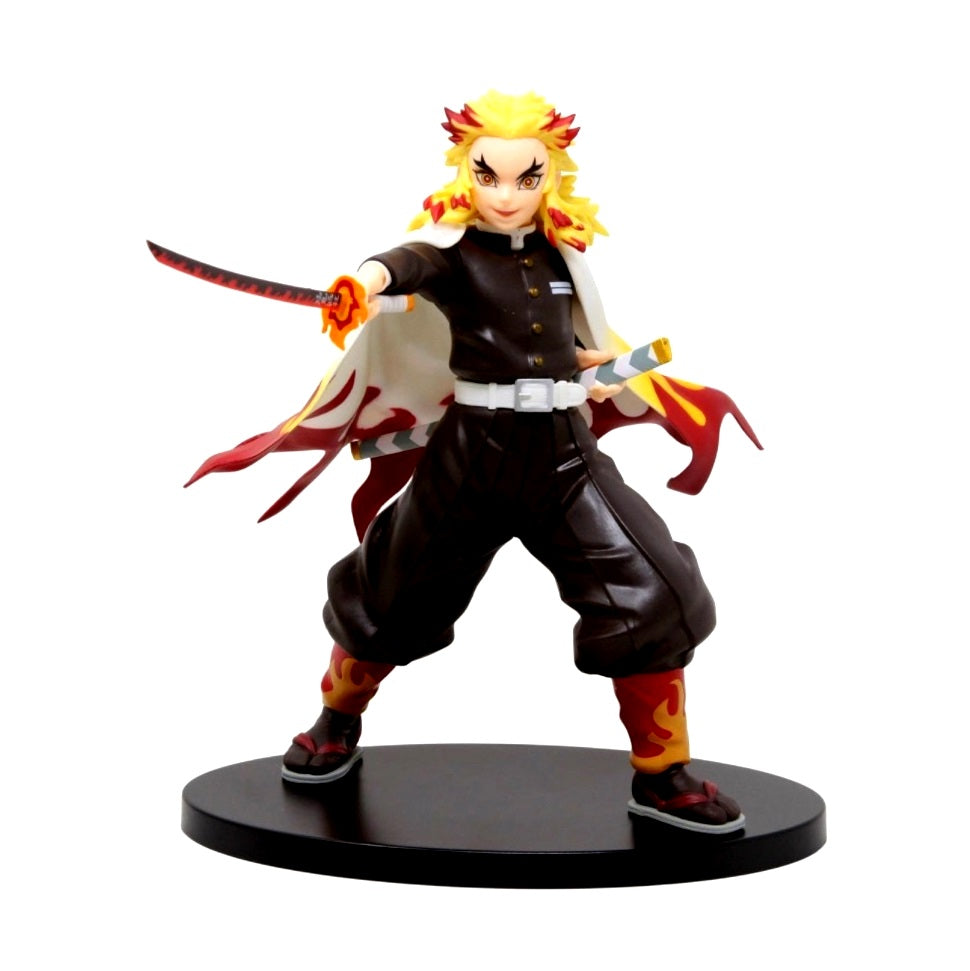 Demon Slayer | Rengoku Kyojuro Combat Mode Anime Action Figure | Flame Hashira | 20 Cm |