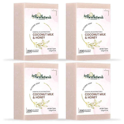 byPureNaturals Coconut Milk & Honey Soap